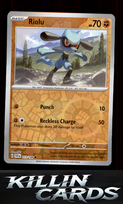 Reverse Holofoil Riolu - 113/198 113/198 Pokemon Common SV01: Scarlet & Violet B