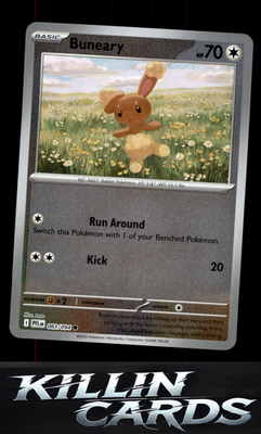 Reverse Holofoil Buneary 083/094 Pokemon Common ME02: Phantasmal Flames Card NM