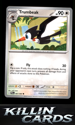 Trumbeak 067/084 Pokemon Common ME05: Pitch Black Card NM