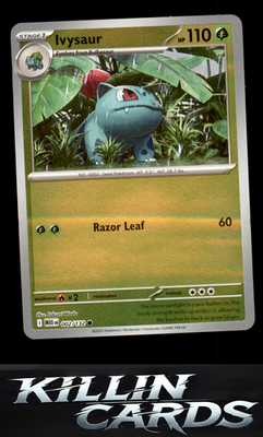 Reverse Holofoil Ivysaur - 002/132 002/132 Pokemon Common ME01: Mega Evolution C