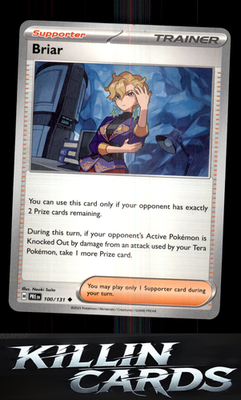 Briar 100/131 Pokemon Uncommon SV: Prismatic Evolutions Card NM