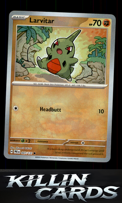 Larvitar (Poke Ball Pattern) 047/131 Pokemon Common SV: Prismatic Evolutions Car