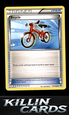 Bicycle 117/135 Pokemon Uncommon Plasma Storm Card NM