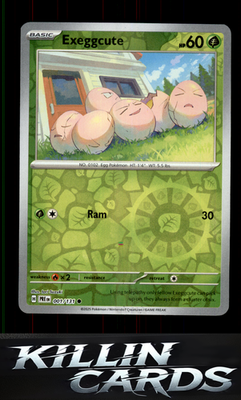 Reverse Holofoil Exeggcute 001/131 Pokemon Common SV: Prismatic Evolutions Card
