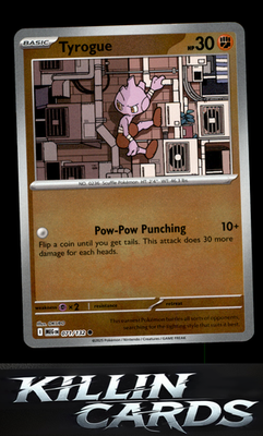 Reverse Holofoil Tyrogue 071/132 Pokemon Common ME01: Mega Evolution Card NM