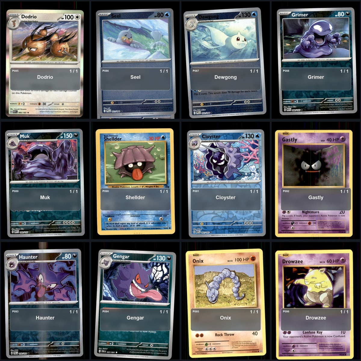 Pokemon TCG Generation 1 Kanto Pokemon Pokedex Set 148 Cards Collection