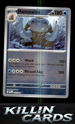 Reverse Holofoil Mamoswine 025/094 Pokemon Uncommon ME02: Phantasmal Flames Card