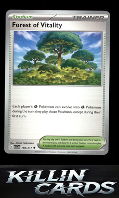 Forest of Vitality 188/217 Pokemon Uncommon ME: Ascended Heroes Card NM