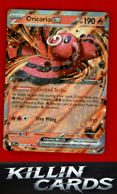 Oricorio ex - 018/094 018/094 Pokemon Double Rare ME02: Phantasmal Flames Card N