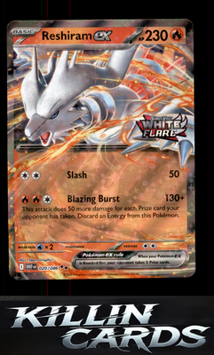 Reshiram ex (White Flare Stamped) 020/086 Pokemon Double Rare Miscellaneous Card