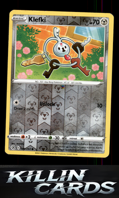 Reverse Holofoil Klefki 186/264 Pokemon Common SWSH08: Fusion Strike Card NM