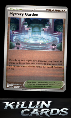 Reverse Holofoil Mystery Garden - 122/132 122/132 Pokemon Uncommon ME01: Mega Ev