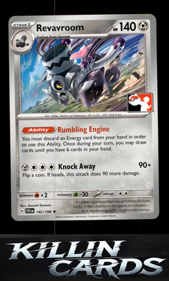 Revavroom 142/198 Pokemon Rare Prize Pack Series Cards Card NM