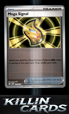 Reverse Holofoil Mega Signal - 121/132 121/132 Pokemon Uncommon ME01: Mega Evolu