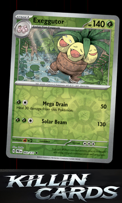 Reverse Holofoil Exeggutor 002/131 Pokemon Uncommon SV: Prismatic Evolutions Car