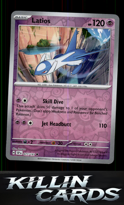 Reverse Holofoil Latios - 077/191 077/191 Pokemon Uncommon SV08: Surging Sparks