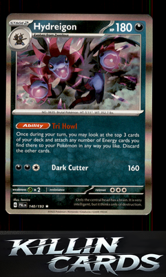 Hydreigon 140/193 Pokemon Rare SV02: Paldea Evolved Card NM