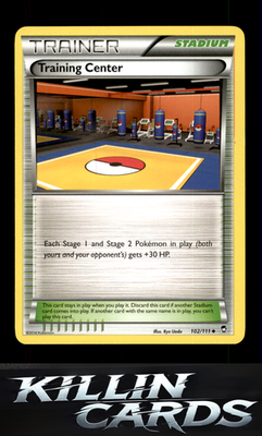 Training Center 102/111 Pokemon Uncommon XY - Furious Fists Card LP