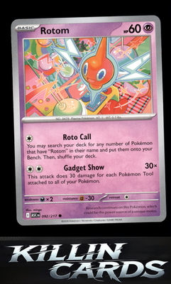 Rotom 092/217 Pokemon Common ME: Ascended Heroes Card NM