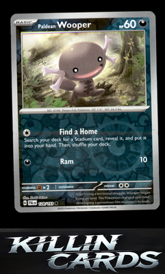 Reverse Holofoil Paldean Wooper - 128/193 128/193 Pokemon Common SV02: Paldea Ev