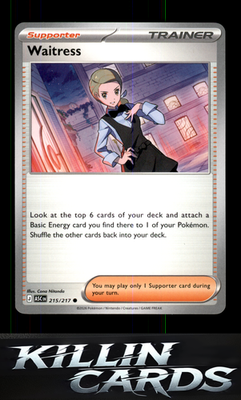 Waitress 215/217 Pokemon Common ME: Ascended Heroes Card NM