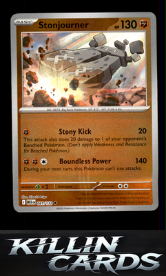 Reverse Holofoil Stonjourner 081/132 Pokemon Uncommon ME01: Mega Evolution Card