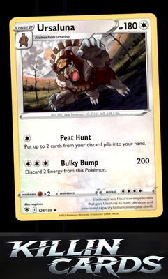 Ursaluna 124/189 Pokemon Rare SWSH10: Astral Radiance Card NM