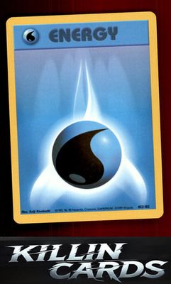 Water Energy 102/102 Pokemon Common Base Set Card LP