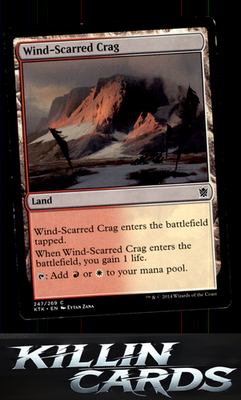 Wind-Scarred Crag 247 Magic C Khans of Tarkir Card NM
