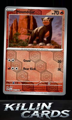 Reverse Holofoil Houndour 007/064 Pokemon Common SV: Shrouded Fable Card NM