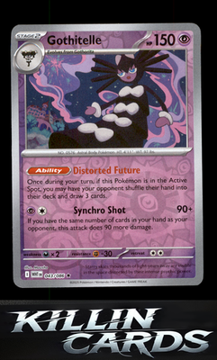 Reverse Holofoil Gothitelle 043/086 Pokemon Rare SV: White Flare Card NM