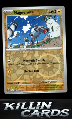 Reverse Holofoil Magnemite 063/198 Pokemon Common SV01: Scarlet & Violet Base Se