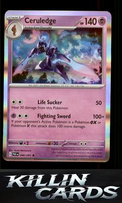 Ceruledge - 040/091 040/091 Pokemon Rare SV: Paldean Fates Card NM
