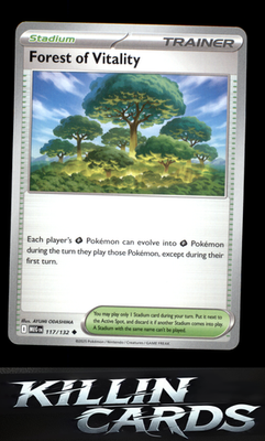 Forest of Vitality 117/132 Pokemon Uncommon ME01: Mega Evolution Card NM