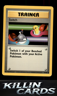 Switch 095/102 Pokemon Common Base Set Card LP