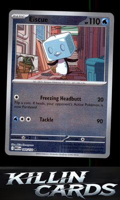 Reverse Holofoil Eiscue 044/132 Pokemon Common ME01: Mega Evolution Card NM