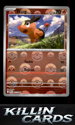 Tepig (Poke Ball Pattern) 011/086 Pokemon Common SV: White Flare Card NM