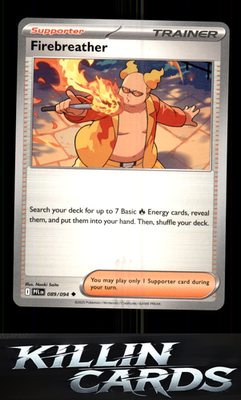 Firebreather - 089/094 089/094 Pokemon Uncommon ME02: Phantasmal Flames Card LP