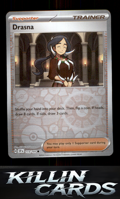 Reverse Holofoil Drasna - 173/191 173/191 Pokemon Common SV08: Surging Sparks Ca