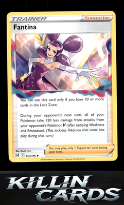Fantina 157/196 Pokemon Uncommon SWSH11: Lost Origin Card NM