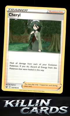Cheryl 123/163 Pokemon Uncommon SWSH05: Battle Styles Card NM