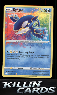 Kyogre 021/072 Pokemon Amazing Rare Shining Fates Card NM