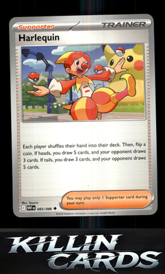 Harlequin 083/086 Pokemon Uncommon SV: White Flare Card NM