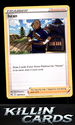 Iscan 158/196 Pokemon Uncommon SWSH11: Lost Origin Card NM