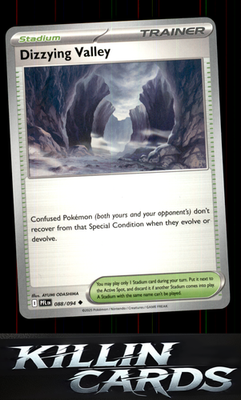 Dizzying Valley 088/094 Pokemon Uncommon ME02: Phantasmal Flames Card NM