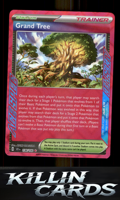 Grand Tree 136/142 Pokemon ACE SPEC Rare SV07: Stellar Crown Card NM