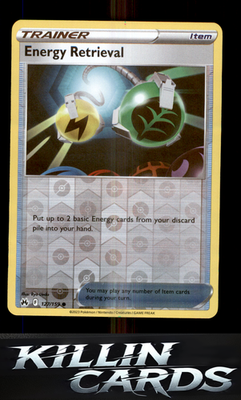Energy Retrieval 127/159 Pokemon Common SWSH: Crown Zenith Card NM