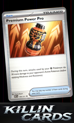 Premium Power Pro 199/217 Pokemon Uncommon ME: Ascended Heroes Card NM