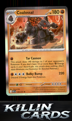 Coalossal 120/217 Pokemon Rare ME: Ascended Heroes Card NM