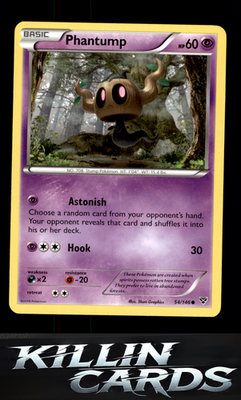 Phantump 54/146 Pokemon Common XY Base Set Card LP